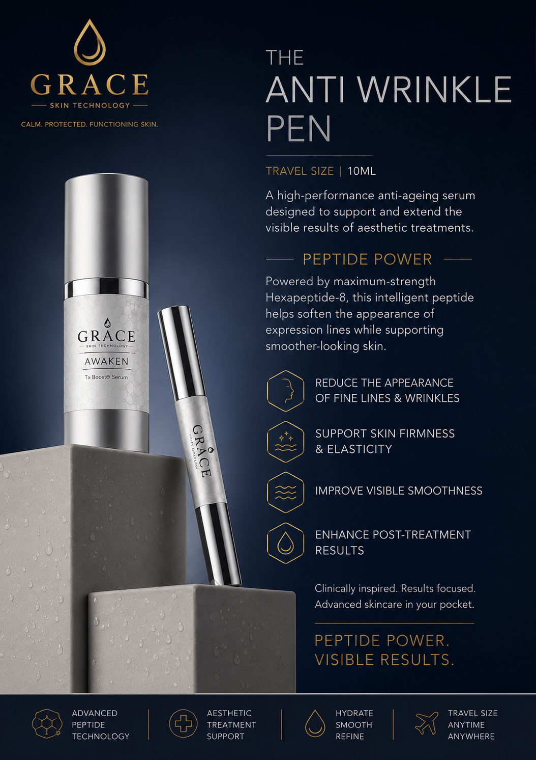 Awaken Anti Wrinkle Peptide Serum - Image 2